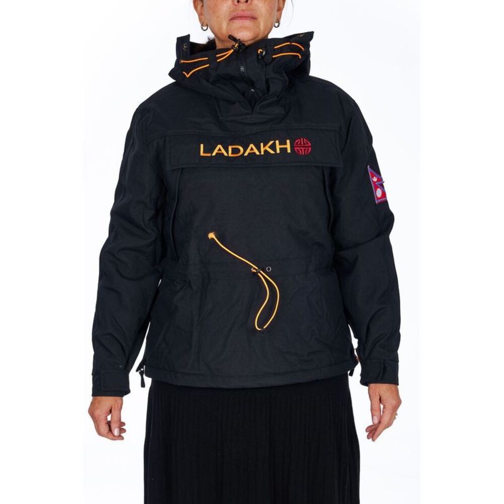 Ladakh Black Polyester Women Women's Jacket